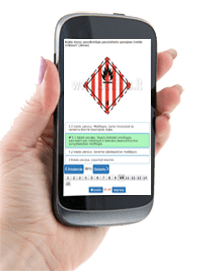 ADR testai mobiliame telefone