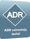 Vairuotojų ADR testai 